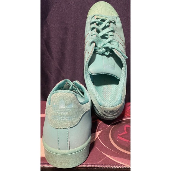Adidas Superstar Shock Mint Green Reflective 3M men's 13 ART S80331 - Picture 7 of 7